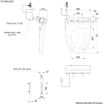 TOTO CW920HK2 / SW920HK + TCF4914EZ 密閉式連體座廁 (加長型) (附遙控器)
